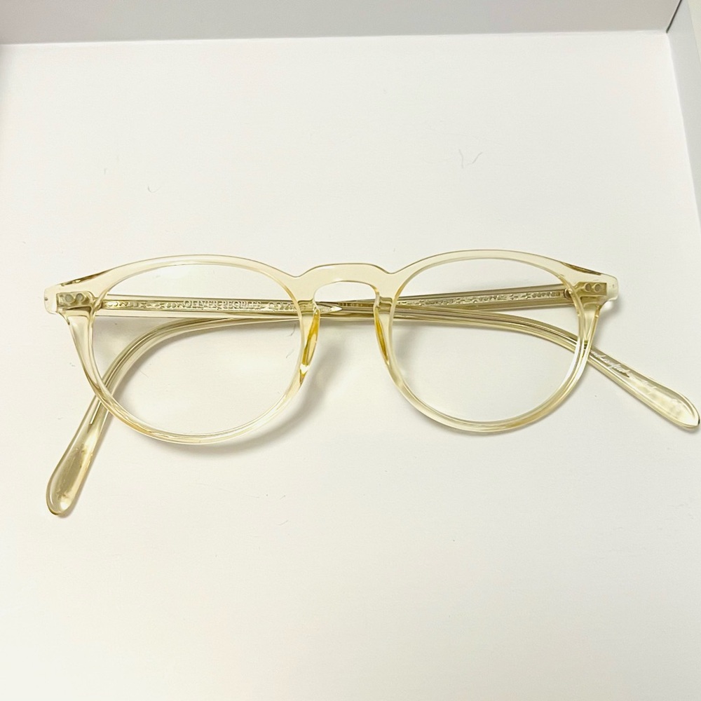 Oliver Peoples- Women’s Clear Transparent Round Glasses